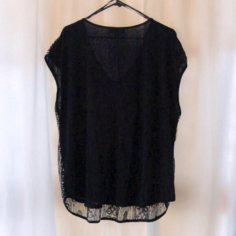 Forever 21+ trendy peacock sequin top - Picture 6 of 6